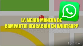 Cómo enviar una ubicación por Whatsapp sin estar en el sitio [upl. by Stevena]