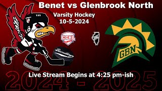 BENET ACADEMY VS GLENBROOK NORTH 1052024 VARSITY BOYS HIGH SCHOOL HOCKEY 430 PM LIVESTREAM [upl. by Rexfourd]