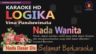 Karaoke Logika  Vina Panduwinata Ver EPR nada wanita Dis  karaoke HD [upl. by Nell]