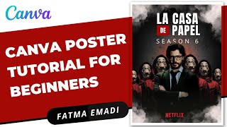 La casa de papel poster on canva [upl. by Kersten]