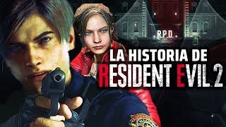 RESIDENT EVIL 2 REMAKE  La historia completa explicada Leon amp Claire camino CANON [upl. by Joelynn]