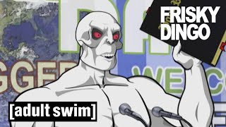 Frisky Dingo  Killfaces Miracle  Adult Swim UK 🇬🇧 [upl. by Drahser]