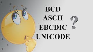 BCD code  ASCII code  EBCDIC code  Unicode Simple Explanation [upl. by Suanne215]