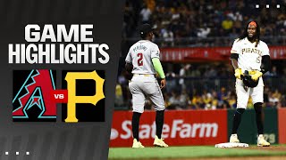 Dbacks vs Pirates Game Highlights 8324  MLB Highlights [upl. by Eppesiug]