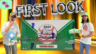 2023 Topps Chrome Platinum Anniversary First Look Tons of Color Numbered Auto Black Refractor [upl. by Elvah]