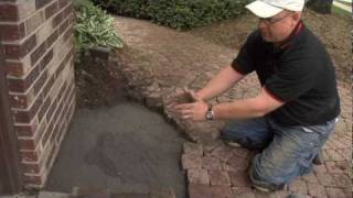 Brick Paver Repair by The Brick Paver Dr  owner Vince Griffiths  wwwthebrickpaverdoctorcom [upl. by Ativoj40]