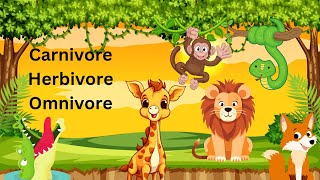 Carnivore herbivore omnivore Animals [upl. by Siloa]