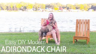 Easy DIY Modern Adirondack Chairs [upl. by Masry702]