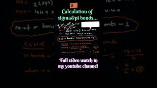 organic calculation of sigma amp pi bonds [upl. by Eiffe369]