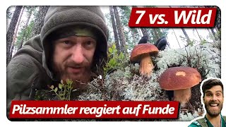 7 vs Wild  Pilzsammler reagiert auf Pilzfunde [upl. by Koenraad]