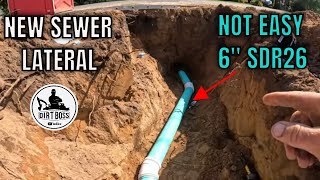 Upgrading Your Sewer System How To Install A Heavyduty Sdr26 Pipe [upl. by Nedarb391]