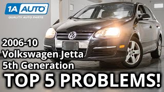 Top 5 Problems Volkswagen Jetta Sedan 5th Generation 200610 [upl. by Walworth]