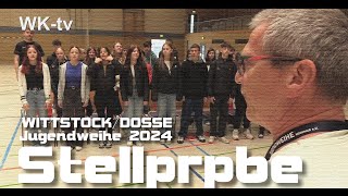 Jugendweihe Wittstock 2024  Die Stellprobe [upl. by Yemorej670]