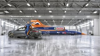 Jaguar FTYPE R AWD Boosts Bloodhound SSC Record Bid [upl. by Akital998]