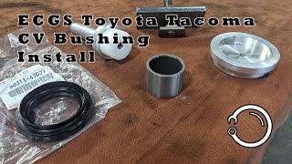 ECGS Toyota CV Bushing Install [upl. by Namyw]