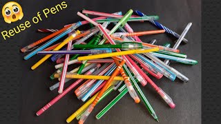 3 Best Craft Ideas Out Of Waste Pens  Reuse Of Old Pens  Best Out Of Waste Craft Ideas [upl. by Edialeda]