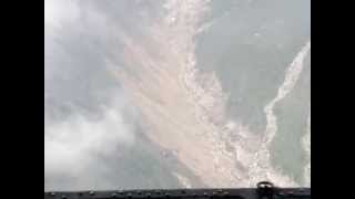 kedarnath disaster View fromheli 22062013 [upl. by Lieno]