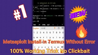 How to Install Metasploit In Termux Without Error ¦ Ruby Error Fixed [upl. by Euqinimod]