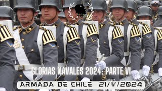 Armada de Chile  Desfile glorias Navales 2024 Pasacalle chile armadadechile ejercitodechile [upl. by Margie]