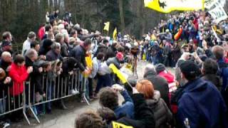 Tour des flandres 2010 Mur de grammont Cancellara Boonen [upl. by Lunna]