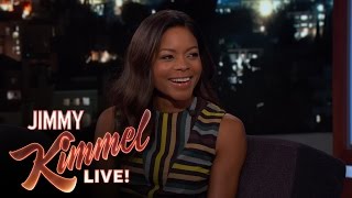 Naomie Harris on Golden Globes Date amp Dress [upl. by Suirad]