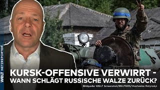 UKRAINEKRIEG Unglaubliche Geländegewinne  Kiews Blitzangriff deckt Russlands Schwächen auf  WELT [upl. by Paryavi]