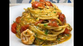 SPAGHETTI AGLI SCAMPI  CUCINANDOMELAGODO [upl. by Yerffeg]