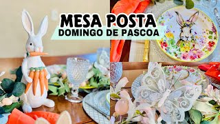 MESA POSTA PARA ALMOÇO DE PÁSCOA pascoa2024 mesaposta [upl. by Malory]