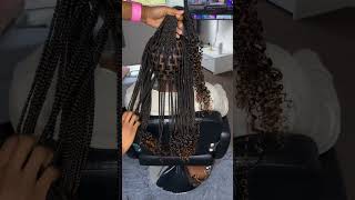 Knotless braids braids knotlessbraids [upl. by Burk596]