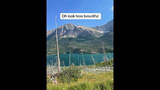 We went to Glacier National Park in Montana ytshorts CoastlineHollow Coves [upl. by Bobbi]