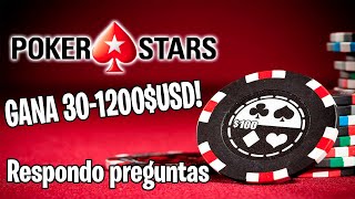 🔴💲Cómo GANAR DINERO en Pokerstars SIN JUGAR Respondo preguntas leer descripción [upl. by Ayikal]