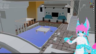 Chilling and chatting while working on a ChilloutVR world in blender  MewsSnep [upl. by Endo]