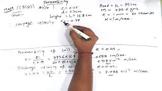 Permeability of Soil  Part 2  Constant Head Numericals [upl. by Akissej]