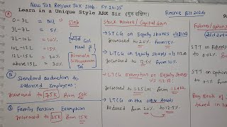 Tax on Equity amp FampO Trading New TAX Regime amp TAX Slab fy2425 Tds Finance Minister Sitharaman 😀 [upl. by Nahshu]