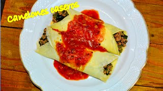 Canelones caseros de carne y verdura [upl. by Michele960]