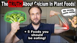 Top 5 Calcium Rich Plant Foods 🌱💪 [upl. by Ayikan]