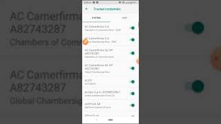 Security Communication RootCA1 Mode Enable on Android Phone [upl. by Anierdna]