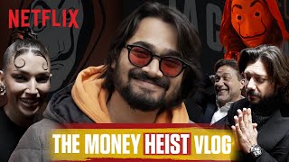 Bhuvan Bam Meets The Money Heist Cast in Spain  BBKiVines VLOG  Netflix India [upl. by Assecnirp]