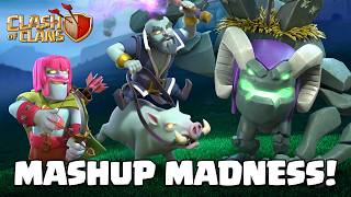 Mashup Madness NEW TROOPS Clash of Clans [upl. by Nirehs]