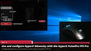 Configuring HyperX NGenuity on the Hyperx Pulsefire FPS Pro Gaming Mouse [upl. by Cohette]