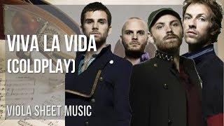 Viola Sheet Music How to play Viva La Vida by Coldplay [upl. by Aliban]