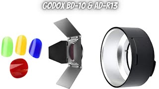 godox bd10 barndoor grid gels set amp ad r13 reflector for godox mount lights ad400 ad300 amp ml60 [upl. by Eiramrefinnej498]