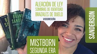 Reseña Saga Mistborn de Brandon Sanderson 2ºEra  Nacidos de la bruma [upl. by Bonnice714]