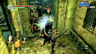 Dark Souls Walkthrough  Undead Parish Getting to the Bell Gargoyle Boss Rescuing Lautrec Part 017 [upl. by Jedlicka]