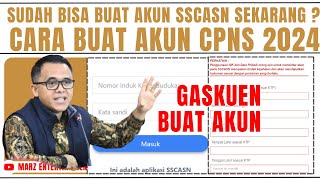 PENDAFTARAN CPNS SUDAH DI BUKA HARI INI  TUTORIAL BUAT AKUN CPNS 2024  BUAT AKUN SSCASN 2024 [upl. by Pitarys]