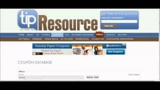 HOW TO FIND COUPONS  EXTREME COUPONING DATA BASE VIDEO [upl. by Brink]