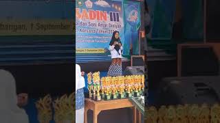 Lomba pidatoceramah antar madrasah diniyah tingkat kecamatanbrebes [upl. by Cohla]