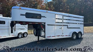 2006 Adam 3 Horse Stock Combo Horse Trailer Tour [upl. by Rehtul]