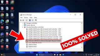 How to Fix Unknown USB Device  Device Descriptor Request Failed EASY [upl. by Alliscirp]
