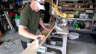 Kitchen Cabinet Fuji Hvlp Spraying base trim amp homemade Thresholds Part 6 [upl. by Ayikur]